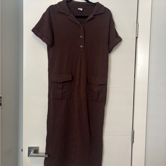 Smash + Tess Lennex Brown Cargo  Dress - Picture 2 of 5